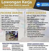 Loker Packing Gudang Jakarta Timur